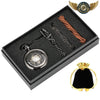 L'Ombre Gravée - Montre Gousset Mécanique Squelette Noir Chasseur - black watch set - Gousset-heritage