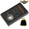 L'Ombre Gravée - Montre Gousset Mécanique Squelette Noir Chasseur - number watch set - Gousset-heritage