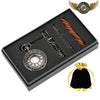 L'Ombre Gravée X - Montre Gousset Mécanique Squelette Noir Chasseur X - number watch set - Gousset-heritage