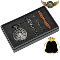 L'Ombre Gravée X - Montre Gousset Mécanique Squelette Noir Chasseur X - modèle web watch set - Gousset-heritage