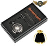 L'Ombre Gravée X - Montre Gousset Mécanique Squelette Noir Chasseur X - black watch set - Gousset-heritage
