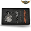 L'Ombre Gravée X - Montre Gousset Mécanique Squelette Noir Chasseur X - Vue 31 - Gousset-heritage