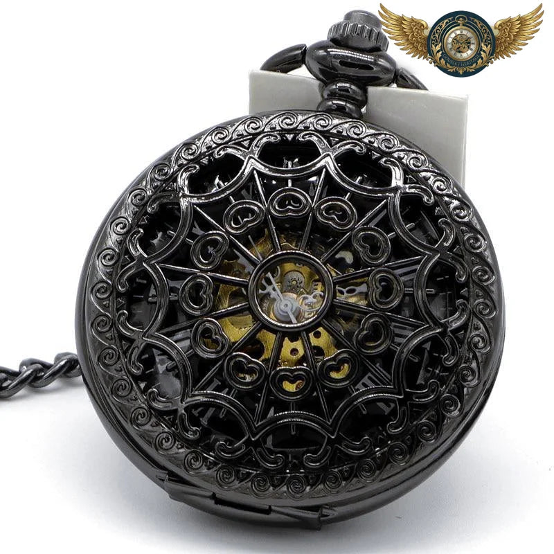 L'Ombre Mécanique - Montre Gousset Squelette Double Chasseur - Vue 5 - Gousset-heritage