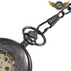 L'Ombre Squelette - Montre Gousset Automatique Noir Chasseur - Vue 3 - Gousset-heritage