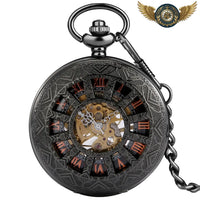 L'Ombre Steampunk - Gousset Mécanique Squelette Noir - Gousset-heritage