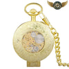 L'Onirique - Montre Gousset Mécanique Chasseur à Cadran Aquarelle - Vue 5 - Gousset-heritage