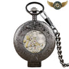 L'Onirique - Montre Gousset Mécanique Chasseur à Cadran Aquarelle - Vue 7 - Gousset-heritage