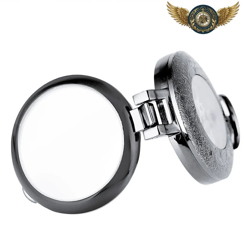 L'Onirique - Montre Gousset Mécanique Chasseur à Cadran Aquarelle - Vue 8 - Gousset-heritage