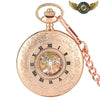 L'Opéra - Montre Gousset Demi-Chasseur Squelette Or Rose - Or rose - Gousset-heritage