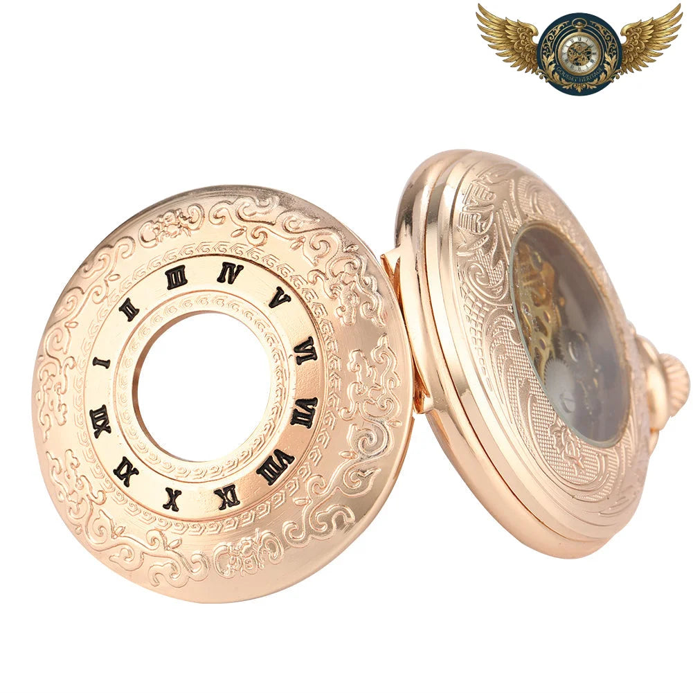 L'Opéra - Montre Gousset Demi-Chasseur Squelette Or Rose - Vue 5 - Gousset-heritage