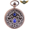 L'Opéra - Montre Gousset Sautoir Bronze Patiné Pierres Fantaisie - Vue 1 - Gousset-heritage