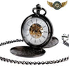 L'Opéra - Montre Gousset Squelette Double Chasseur Mécanique - Noir - Gousset-heritage