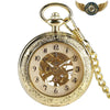 L'Opéra | Montre Gousset Squelette Demi-Chasseur Or Gravé - Vue 1 - Gousset-heritage