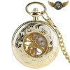 L'Opéra | Montre Gousset Squelette Demi-Chasseur Or Gravé - Vue 3 - Gousset-heritage