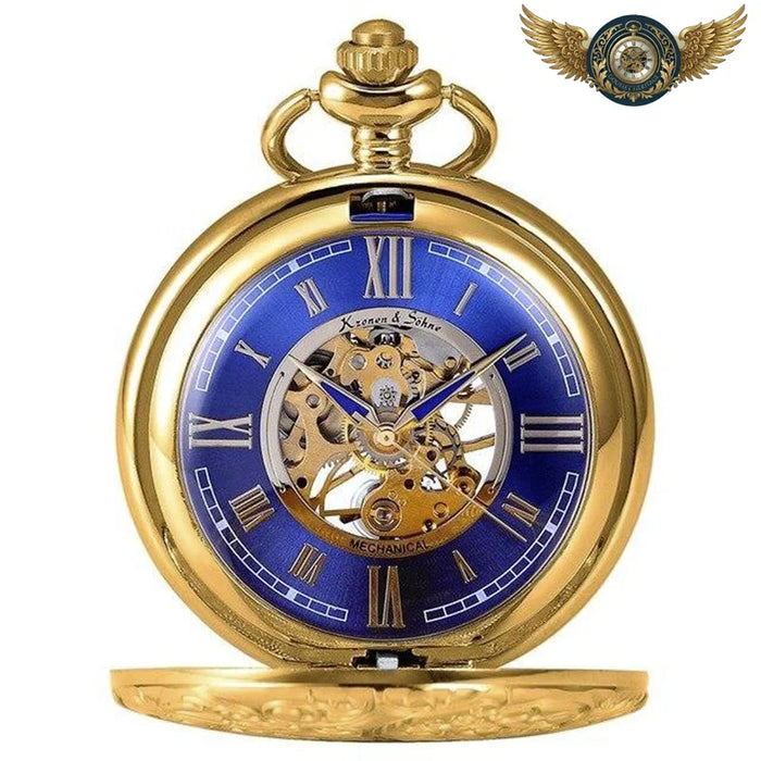 L'Opulence - Montre Gousset Mécanique Squelette Full Hunter - Or - Gousset-heritage