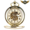 L'Opulence - Montre Gousset Squelette Mécanique Dorée - Vue 3 - Gousset-heritage