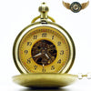 L'Opulence Baroque - Montre de Poche Mécanique Chasseur Dorée - Vue 2 - Gousset-heritage