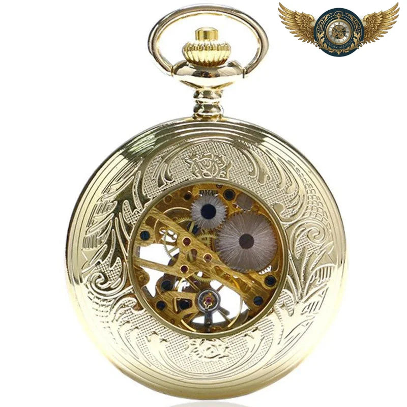 L'Opulence Dorée - Gousset Mécanique Squelette Chasseur - Vue 3 - Gousset-heritage