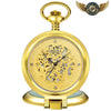 L'Opulence Dorée - Montre à Gousset Automatique Squelette 47mm - Vue 1 - Gousset-heritage