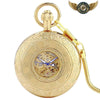 L'Opulence Gatsby - Montre Gousset Squelette Automatique Dorée - Vue 1 - Gousset-heritage
