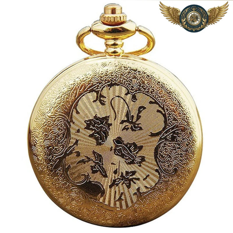 L'Opulence Royale - Montre Gousset Bijou Serti Or