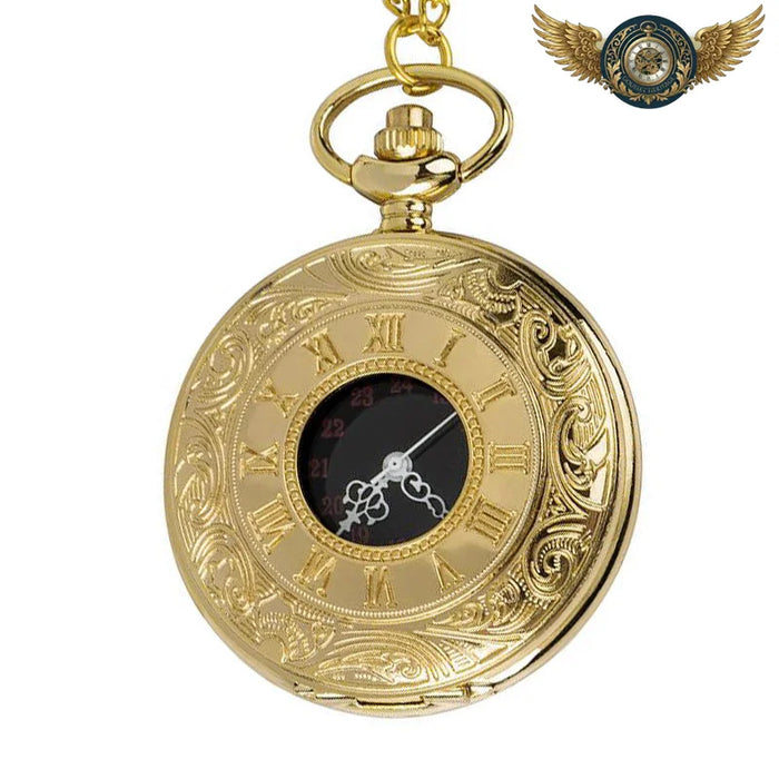 L'Opulence Victorienne - Montre de Poche Half-Hunter Quartz Or - Vue 1 - Gousset-heritage