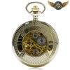 L'Opulence – Montre Gousset Mécanique Dorée Squelette - Vue 6 - Gousset-heritage