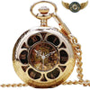 L'Opulent - Montre Gousset Demi-Chasseur Squelette Doré - Vue 1 - Gousset-heritage