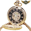 L'Opulent - Montre Gousset Demi-Chasseur Squelette Doré - Vue 3 - Gousset-heritage