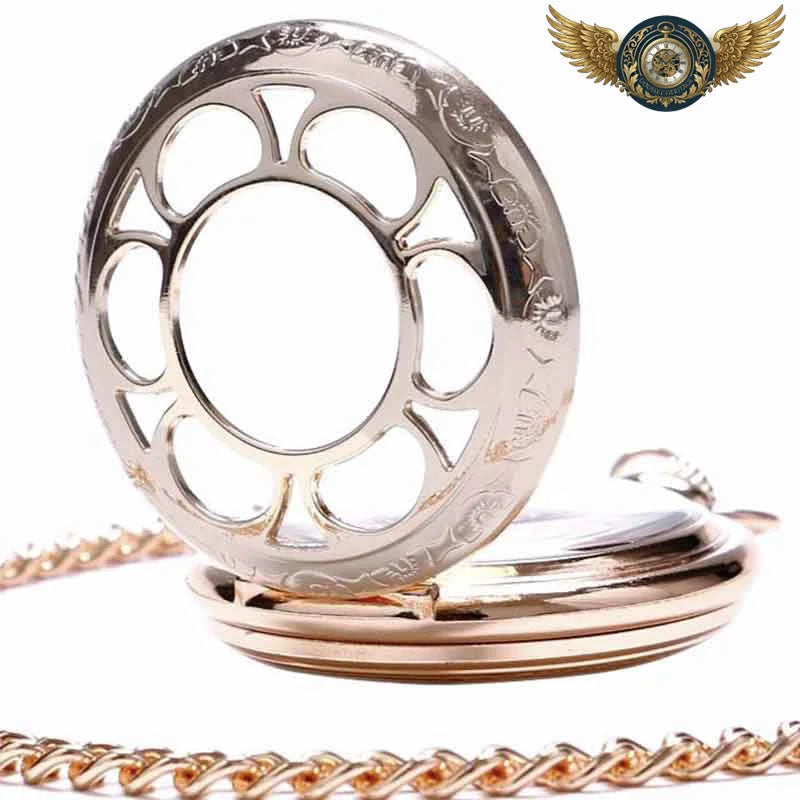 L'Opulent - Montre Gousset Demi-Chasseur Squelette Doré - Vue 4 - Gousset-heritage