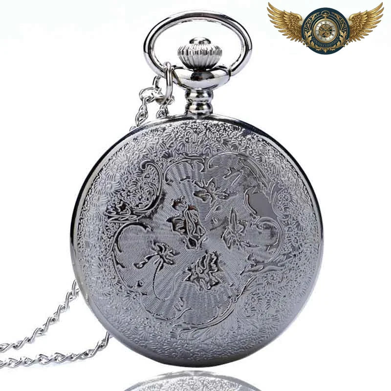 L'Opulent - Montre Gousset Hunter Gravée Argent Néo-Victorien - Vue 4 - Gousset-heritage