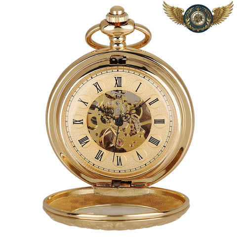 L'Opulent - Montre à Gousset Mécanique Or Double Demi-Chasseur - Vue 1 - Gousset-heritage
