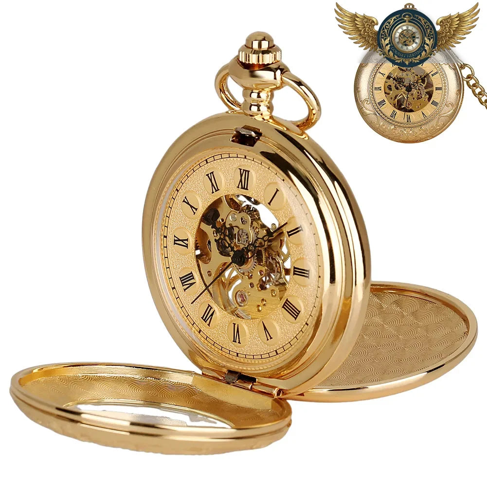 L'Opulent - Montre à Gousset Mécanique Or Double Demi-Chasseur - Vue 5 - Gousset-heritage