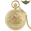 L'Opulent — Montre Gousset Automatique Demi-Chasseur Or Gravé - Vue 1 - Gousset-heritage