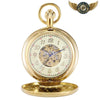 L'Opulent — Montre Gousset Automatique Demi-Chasseur Or Gravé - Vue 2 - Gousset-heritage