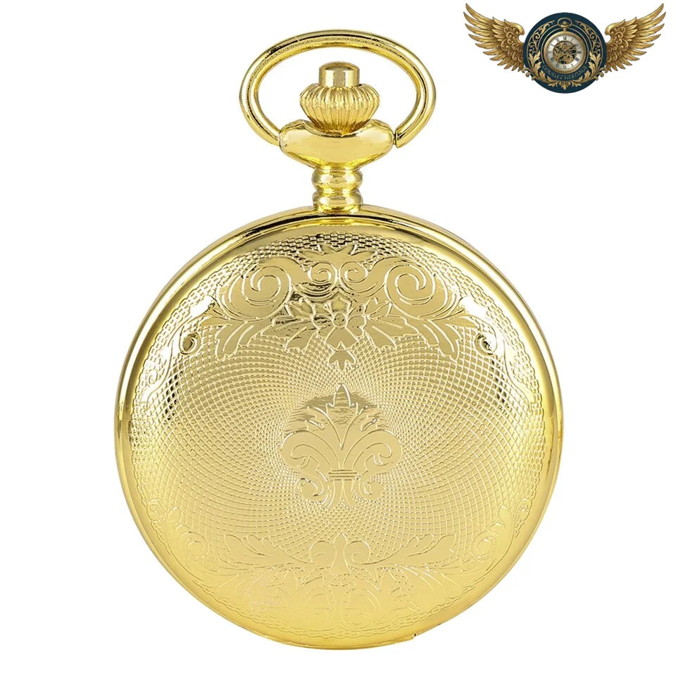 L'Opulent – Montre Gousset Mécanique Squelette Or Demi-Chasseur - Vue 3 - Gousset-heritage