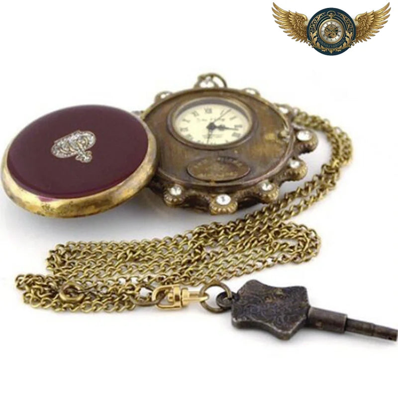 L'Opulente | Montre Gousset Full Hunter Mécanique à Clé - Vue 3 - Gousset-heritage