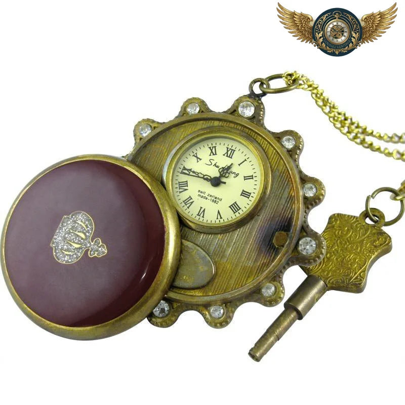 L'Opulente | Montre Gousset Full Hunter Mécanique à Clé - Vue 4 - Gousset-heritage