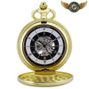 L'Oracle Orient - Montre Gousset Mécanique Squelette Chasseur - Vue 2 - Gousset-heritage