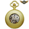 L'Oracle Orient - Montre Gousset Mécanique Squelette Chasseur - Vue 3 - Gousset-heritage