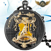 L'Oracle Sonore - Montre de Poche Chasseur en Haut-Relief - Noir - Gousset-heritage