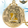 L'Oracle Sonore - Montre de Poche Chasseur en Haut-Relief - Or - Gousset-heritage