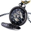 L'Oracle de Fer - Montre Gousset Mécanique Gunmetal & Saphir - Vue 3 - Gousset-heritage