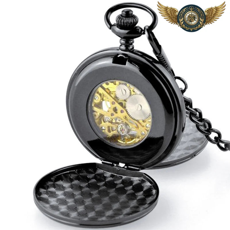 L'Orient-Express - Montre Gousset Mécanique Double Chasseur Or. - Vue 13 - Gousset-heritage