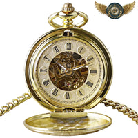 L'Orient-Express - Montre Gousset Mécanique Double Chasseur Or. - Gousset-heritage