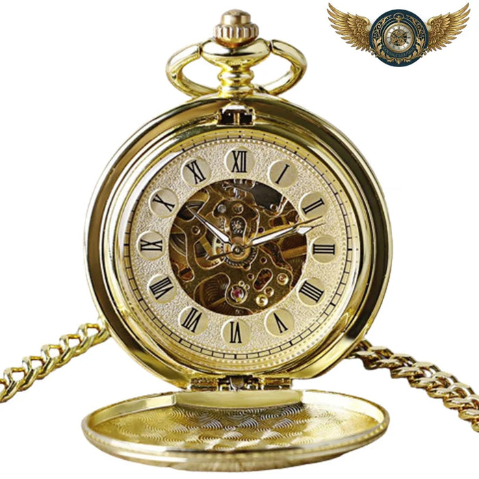 L'Orient-Express - Montre Gousset Mécanique Double Chasseur Or. - Or - Gousset-heritage