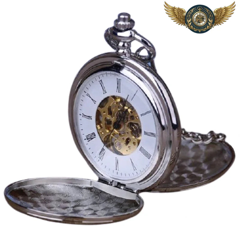 L'Orient-Express - Montre Gousset Mécanique Double Chasseur Or. - Vue 9 - Gousset-heritage