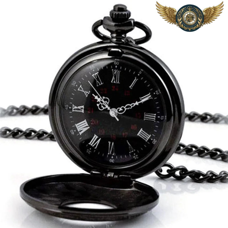 L'Ornemental - Montre Gousset Demi-Chasseur Quartz Gravé - Vue 3 - Gousset-heritage