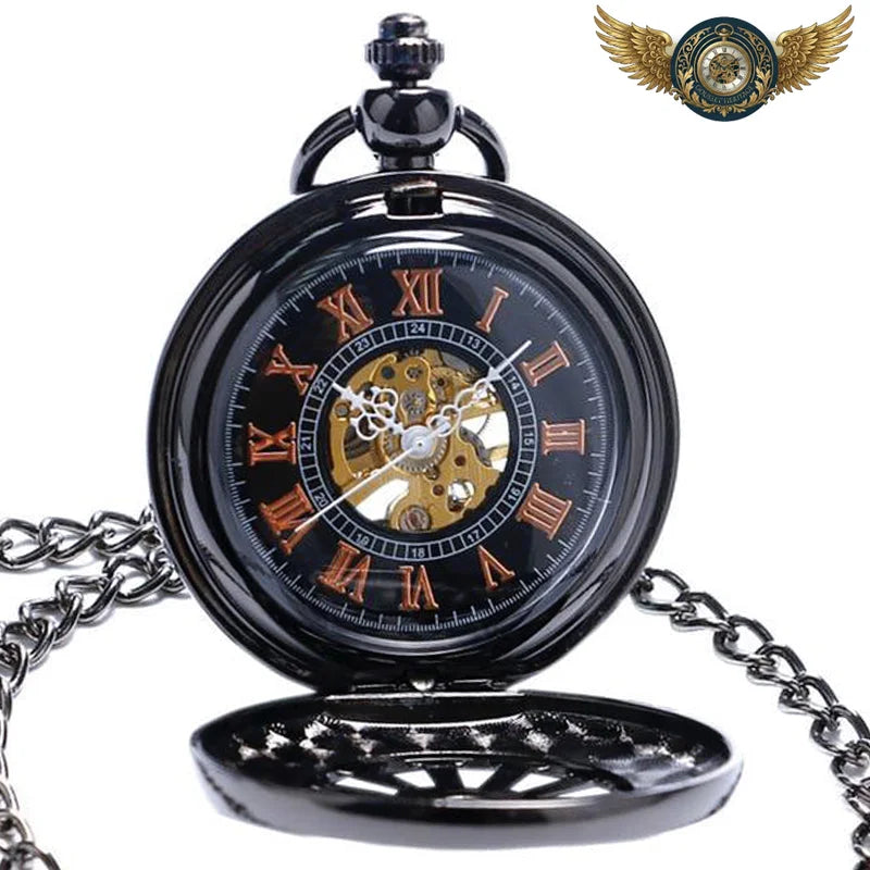 L'Ornemental - Montre de Poche Mécanique Squelette Demi-Chasseur - Vue 3 - Gousset-heritage