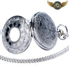 L'Ornementale - Montre Gousset Demi-Chasseur Argentée Quartz - Vue 6 - Gousset-heritage